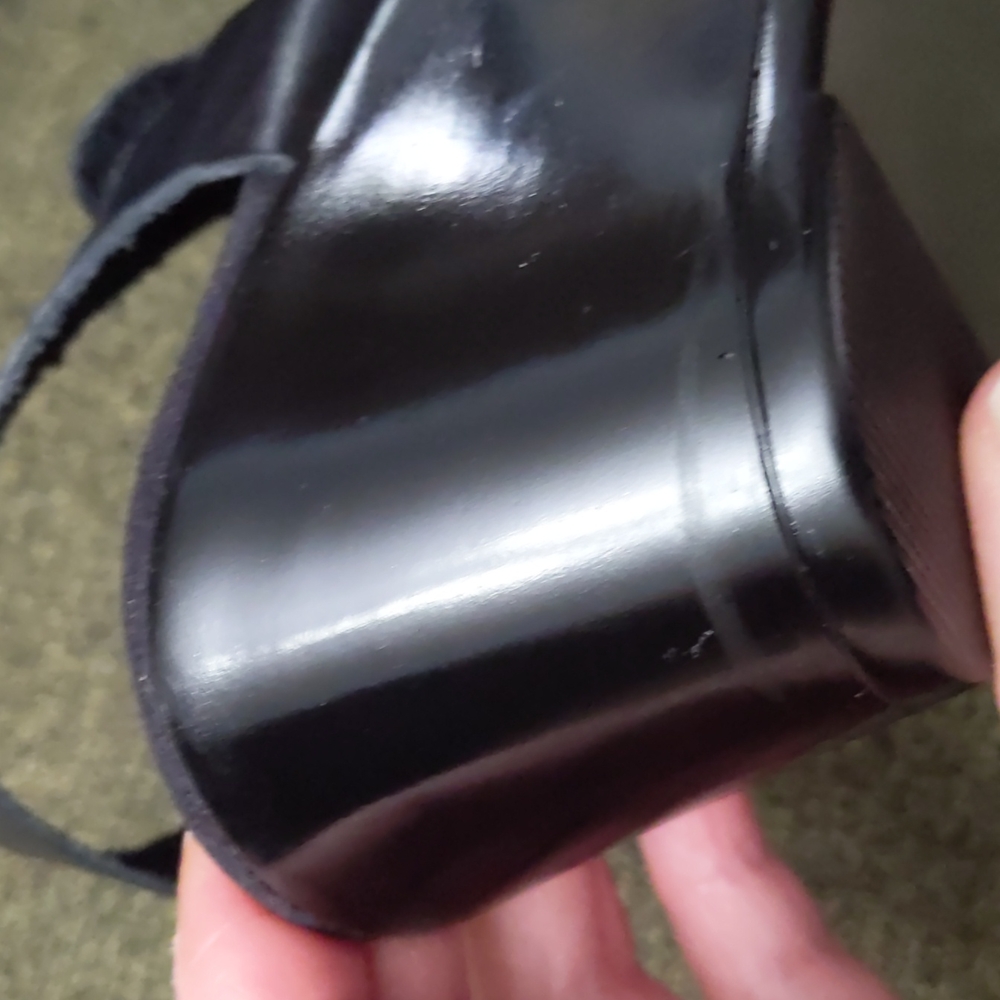 Walking Cradles Newton Black Leather Strappy Sandal Size 10 EUC - Picture 14 of 15